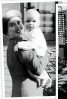  ??  ?? From far left, a few months old with mother Clare, Christmas 1938; aged three; aged 10.