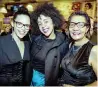  ??  ?? Nicole Fortuin, Buhle Ngaba and Iris Bolton.