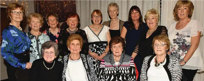  ??  ?? Committee members Josie Mc Gahan Jennifer Hewson, Carmel Freeman, Margaret Ahern, Roisin Hughes , Olive Sheridan, Rita Lennon, Irene Mc Mahon, Ann Costello Ann Mc Veigh, Lilian Brayshaw and Bernadette Faulkner at the Drogheda Hospice Homecare Christmas dinner