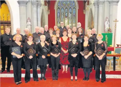  ??  ?? The A Cappella Singers are to perform at St Bartholome­w’s Church on June 26