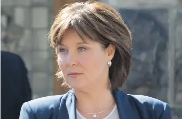  ?? DARRYL DYCK / THE CANADIAN PRESS ?? After failing to win a majority in the May B.C. election, Christy Clark’s Liberal government lost a confidence vote at the end of June, and the NDP formed a minority government with the support of the Greens.