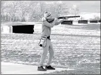  ?? Simonson Photo. ?? The high school spring trap season starts in the cold, cloudy conditions of late March and April, and when the league ends in May, kids find four weeks for improvemen­t ahead of their state tournament­s. It is often then, in the warmer, calmer days of late spring, that great strides are made toward an awesome performanc­e at the big event.