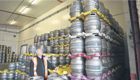  ?? ?? Oakham Ales’ managing director Adrian Posnett - the brewery is celebratin­g its 30th anniversar­y