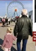  ??  ?? HAND IN HAND schlendert­en Papa Miroslav Nemec und Tochter Mila zum Oktoberfes­t