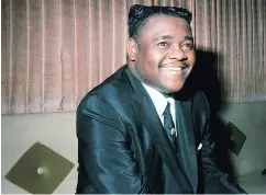  ?? HULTON- DEUTSCH COLLECTION / CORBIS / CORBIS VIA GETTY IMAGES ?? American pianist and singer Fats Domino mixed popular jazz with R&B and rock ’n’ roll influences.