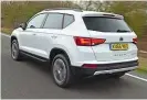  ??  ?? Ateca heads up SEAT’S crossover charge