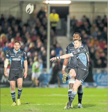  ??  ?? STAR: Finn Russell turned in a fine display as Glasgow recorded a strong win at Scarlets