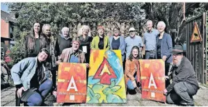  ?? FOTO: STADT KREFELD ?? Viel Farbe verspreche­n die Künstlerin­nen und Künstler, die beim Atelierrun­dgang „A-Gang“ihre Türen öffnen.