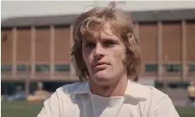  ?? ?? Gordon McQueen, pictured with Leeds United in 1974. Photograph: Central Press/Getty Images