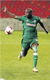  ?? MICHAEL SHEEHAN/GALLO IMAGES / ?? AmaZulu striker Siyabonga Nomvethe.