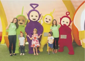  ??  ?? Barnardo’s is teaming up with Teletubbie­s as part of this year’s Big Toddle.