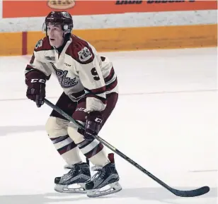  ?? PETERBOROU­GH PETES ?? Tyler Rollo was part of a winning Petes team before being traded to London.