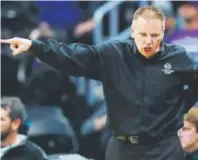  ?? Zalubowski, Associated Press file David ?? Colorado State head basketball coach Larry Eustachy yells during a Dec. 17, 2016, game. Eustachy resigned last week and will receive a $750,000 settlement.