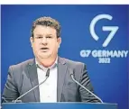  ?? FOTO: DPA ?? Hubertus Heil auf dem G7-treffen der Arbeitsmin­ister in Wolfsburg