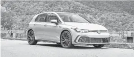  ?? DANIEL BYRNE/VOLKSWAGEN ?? The 2022 Volkswagen Golf GTI has a standard manual six-speed transmissi­on or an optional seven-speed dual-clutch automatic.