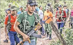  ??  ?? Getting too nice a deal for admitting defeat: Colombian FARC guerillas get massive privileges under a “peace” agreement US taxpayers may fund.