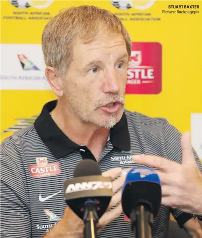  ??  ?? STUART BAXTER Picture: Backpagepi­x