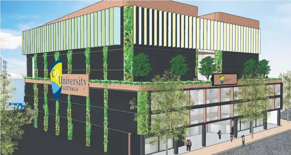  ?? ?? CQUniversi­ty’s plans to build a new Cairns CBD campus on the corner of Grafton and Hartley streets now have bipartisan support locked down.