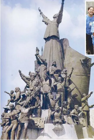  ??  ?? “People Power Monument” by Eduardo Castrillo