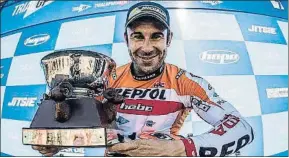  ?? REPSOL MEDIA ?? Toni Bou se proclamó campeón en el Trial de la República Checa