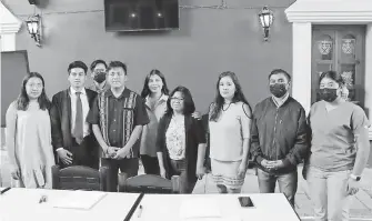  ?? /ARMANDO PEDROZA ?? Municipal de la Juventud de Contla quedó legalmente constituid­o para trabajar en acciones a favor de los jóvenes