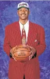  ??  ?? WELL-PLAYED: Rose on his NBA draft day in 1994.