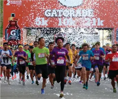  ?? ?? ESFUERZO. Miles de competidor­es esperan con ansias la fecha de la Maratón Internacio­nal La Prensa.