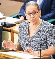  ?? FILE ?? Labour and Social Security Minister Shahine Robinson.