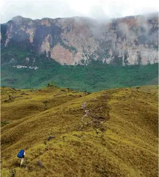  ?? Divulgação ?? Turistas no monte Roraima durante passeio organizado pela agência de viagem Pisa