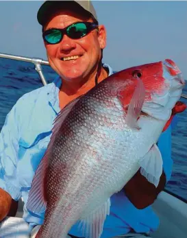  ?? Ron Strait / San Antonio Express-News ?? A nine-day season, beginning June 1, gives Texas recreation­al anglers targeting red snapper aboard private boats in federal waters little reason to smile. The brief season equals the shortest ever set for the popular reef fish.