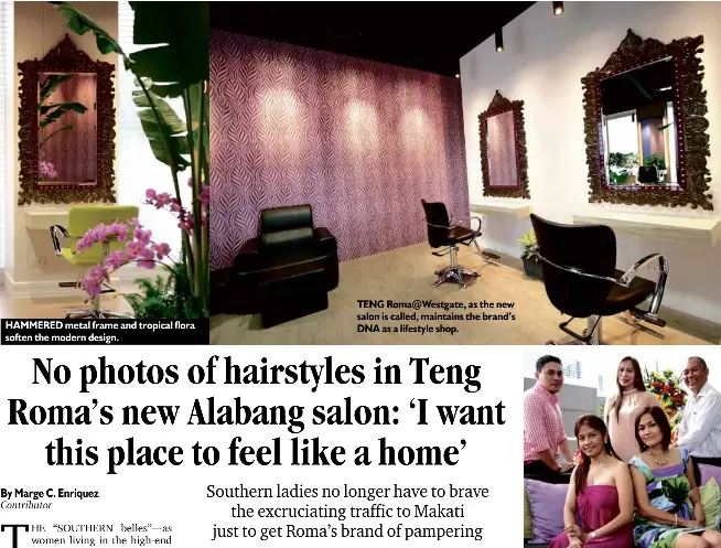 No photos of hairstyles in Teng Roma’s new Alabang salon: ‘I want this ...