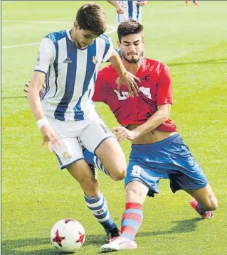  ?? FOTO: UNCITI ?? Real Sociedad C y Anaitasuna son dos de las sorpresas agradables de la temporada en Tercera