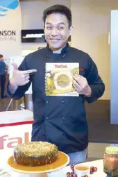  ??  ?? Tefal brand ambassador chef Jonas Ng.