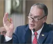  ?? Mark Wilson Getty Images ?? “I GOT 30% of the crew that’s not loyal to the f lag,” Interior Secretary Ryan Zinke said last week.