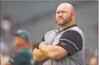  ?? Mitchell Leff / Getty Images ?? The Jets named Joe Douglas their new GM on Friday. Douglas is the former Eagles’ director of player personnel and a close associate of Jets first-year coach Adam Gase.