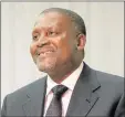  ?? Pictures: MUNYARADZI CHAMALIMBA and ROBERT TSHABALALA ?? ALL OUT BID: Africa’s Phuthuma Nhleko and his rival, billionair­e and CEO of Dangote Group Aliko Dangote are in a bidding war for the rights to PPC that is close to boiling point