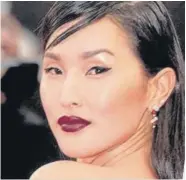 ??  ?? (From left) Bella Hadid sports an ’80s inspired lip, cat eyes complement oxblood lips, bad brown nude lips