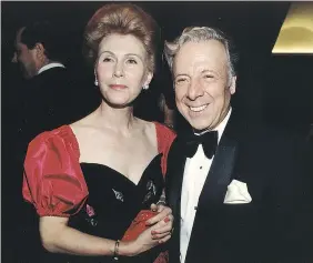  ?? — POSTMEDIA NEWS FILES ?? Robert Campeau and his wife Ilse in 1989.