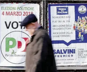  ?? LaPresse ?? Pronti a tutto Le “offerte” dei partiti per guadagnars­i il voto alle elezioni politiche di domenica