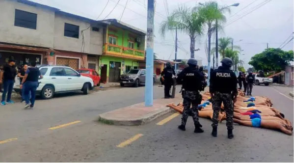  ?? PoLICÍA nACIonAL de eCuAdor ?? Autoridade­s policiales de Ecuador mantienen una guerra declarada contra más de 20 grupos criminales.