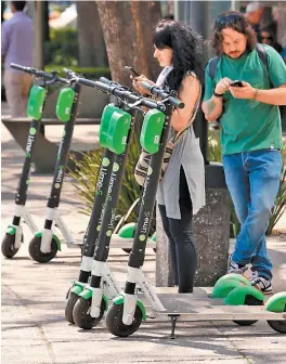  ?? OMAR FRANCO ?? Las unidades de Lime seguirán operando.