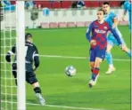  ??  ?? Griezmann, en el gol anulado.