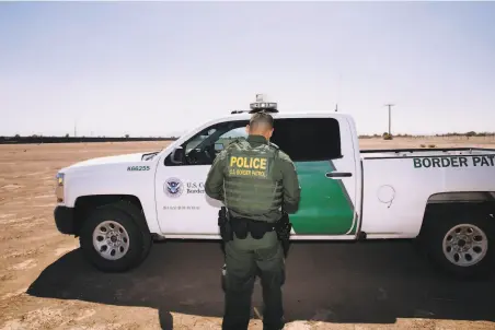  ?? Kendrick Brinson / New York Times 2019 ?? The specially trained Border Patrol Tactical Unit will deploy agents to boost the enforcemen­t power of local Immigratio­n and Customs Enforcemen­t officers in various locations across the country — or the announceme­nt could be a “scare tactic.”