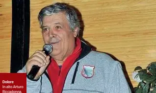  ??  ?? Dolore
In alto Arturo Riccadonna, 92 anni, di profession­e arrotino. Poi Gabriele Corradini, 75 anni, ex commercial­ista con l’amore per il canto