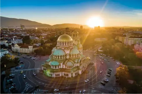  ?? (Getty/iStock) ?? St A l exander Nevsky Cathedra l in Sofia is we ll worth a drive - by