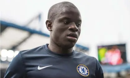  ??  ?? N’Golo Kante said enquiries from a French website about an incident involving his advisers were ‘tendentiou­s’. Photograph: Sebastian Frej/MB Media/Getty Images