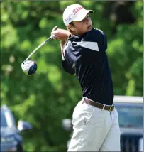  ?? Photo by Jerry Silberman / risportsph­oto.com ?? Burrillvil­le’s Sam Hayden shot an 86, but missed the cut at the state tournament at Cranston Country Club Tuesday afternoon.