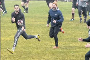  ?? KEITH GOSSE/THE TELEGRAM ?? The Newfoundla­nd Rock finished up pre-season practice Thursday and open their Eastern Canadian Super League season 3 o’clock this afternoon against New Brunswick.