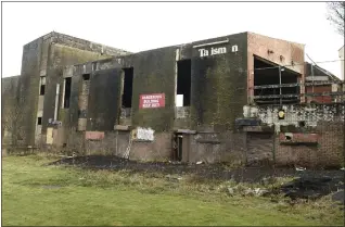  ??  ?? The derelict pub has been an eyesore for decades, say locals