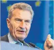  ?? FOTO: DPA ?? Günther Oettinger predigt am Sonntag in Biberach.